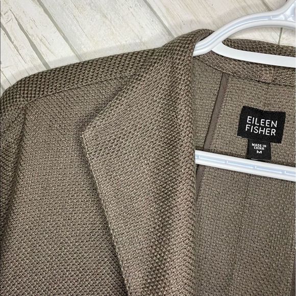 Eileen Fisher lightweight blazer suit jacket M - Picture 4 of 12